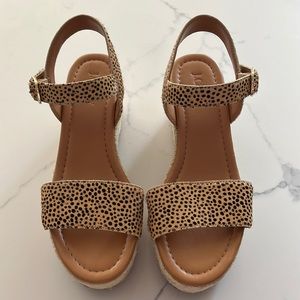 J. Crew platform wedges
